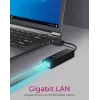ICY BOX IB-HUB1419-LAN USB 3.2 Gen 1 (3.1 Gen 1) Type-A Negro