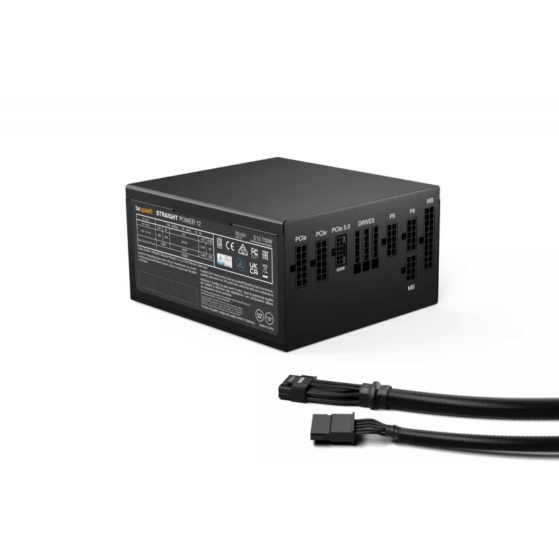 Fuente de alimentación be quiet Straight Power 12 750 W 20+4 pin ATX ATX Negro