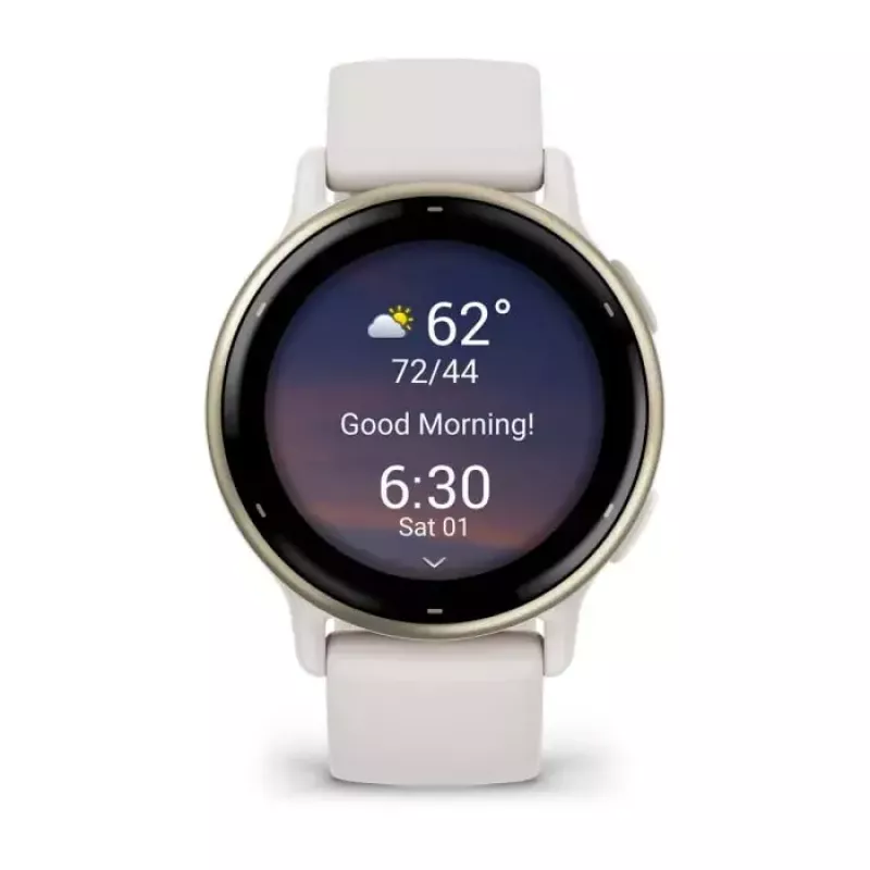Smartwatch GARMIN Vivoactive 5 – reloj deportivo, carcasa de aluminio/polímero de 42 mm, AMOLED 1,2 inch, GPS/GLONASS/Galileo, frecuencia cardíaca y SpO2, 5 ATM, 11 días de autonomía