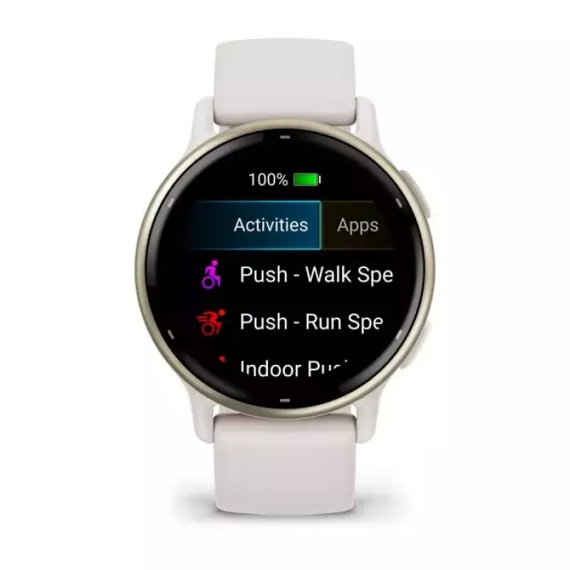 Smartwatch GARMIN Vivoactive 5 – reloj deportivo, carcasa de aluminio/polímero de 42 mm, AMOLED 1,2 inch, GPS/GLONASS/Galileo, frecuencia cardíaca y SpO2, 5 ATM, 11 días de autonomía