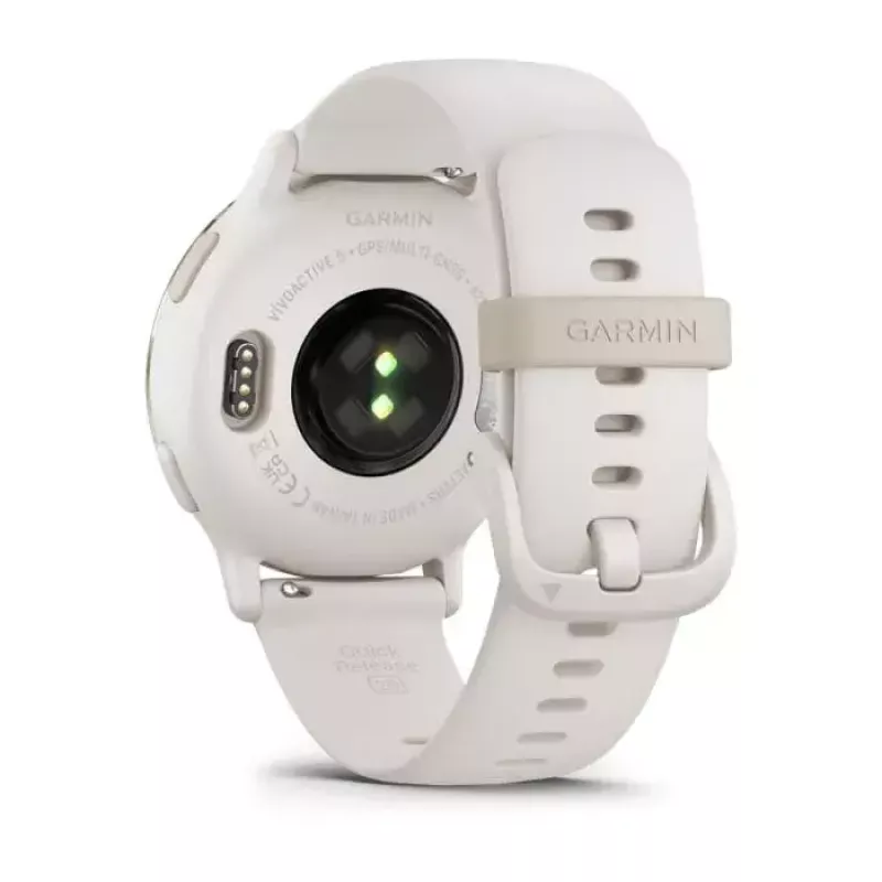 Smartwatch GARMIN Vivoactive 5 – reloj deportivo, carcasa de aluminio/polímero de 42 mm, AMOLED 1,2 inch, GPS/GLONASS/Galileo, frecuencia cardíaca y SpO2, 5 ATM, 11 días de autonomía