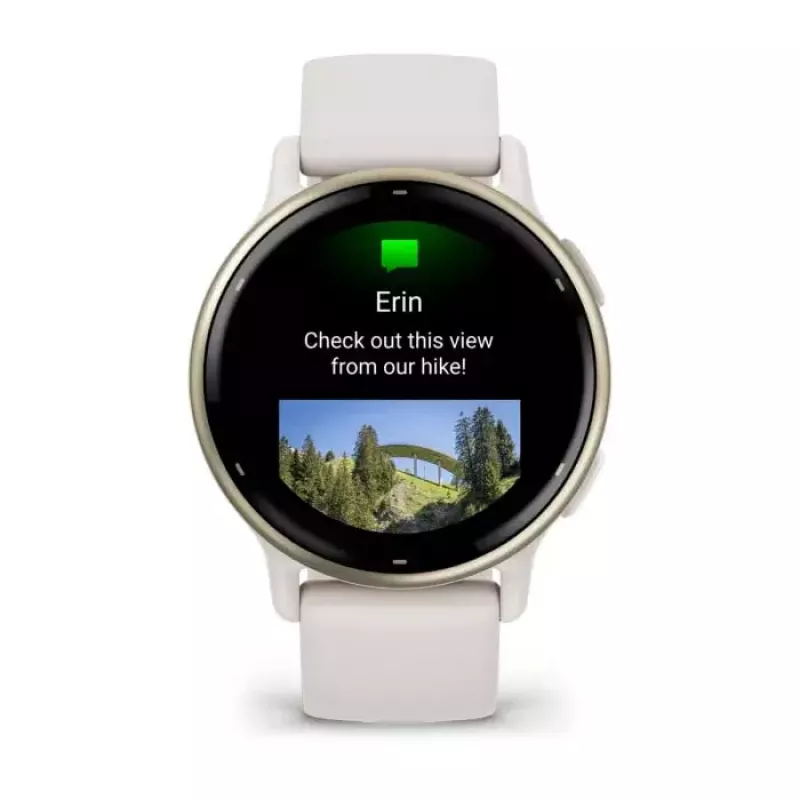 Smartwatch GARMIN Vivoactive 5 – reloj deportivo, carcasa de aluminio/polímero de 42 mm, AMOLED 1,2 inch, GPS/GLONASS/Galileo, frecuencia cardíaca y SpO2, 5 ATM, 11 días de autonomía