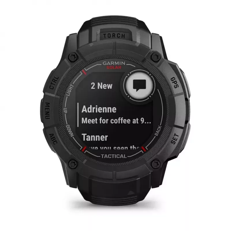 Garmin Instinct 2X Solar Tactical Edition smartwatch, 50 mm, negro