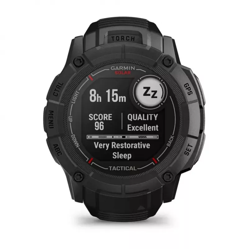 Garmin Instinct 2X Solar Tactical Edition smartwatch, 50 mm, negro