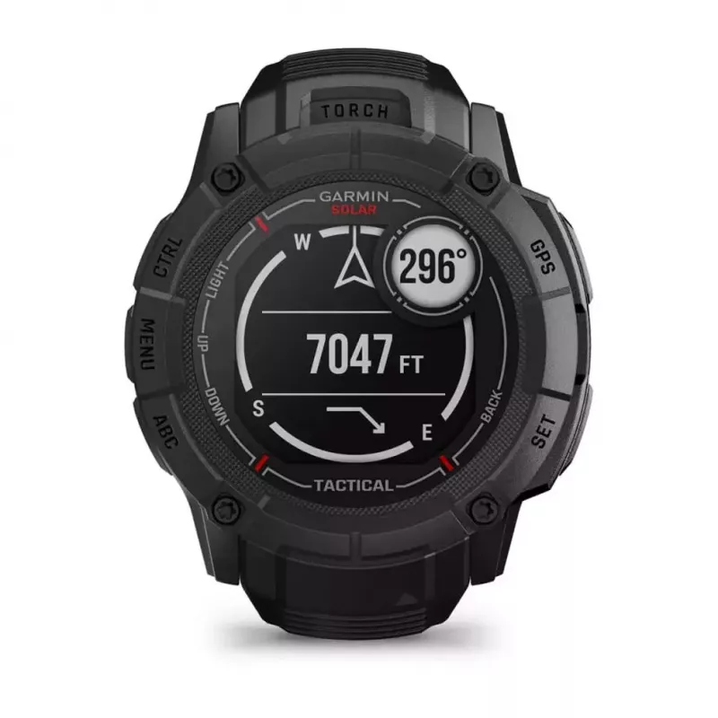 Garmin Instinct 2X Solar Tactical Edition smartwatch, 50 mm, negro