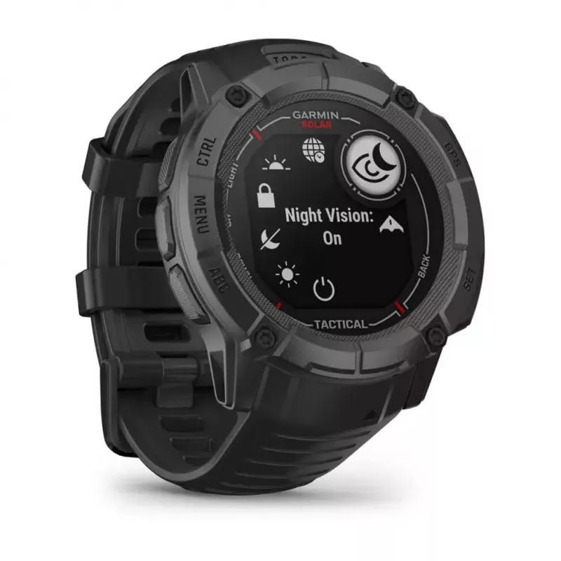 Garmin Instinct 2X Solar Tactical Edition smartwatch, 50 mm, negro