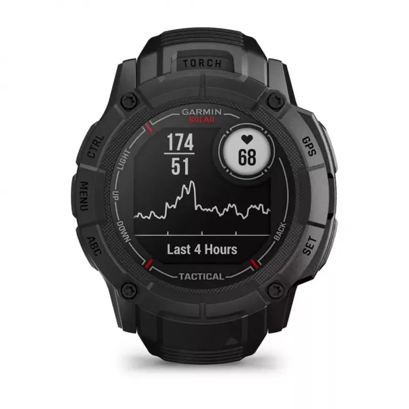 Garmin Instinct 2X Solar Tactical Edition smartwatch, 50 mm, negro