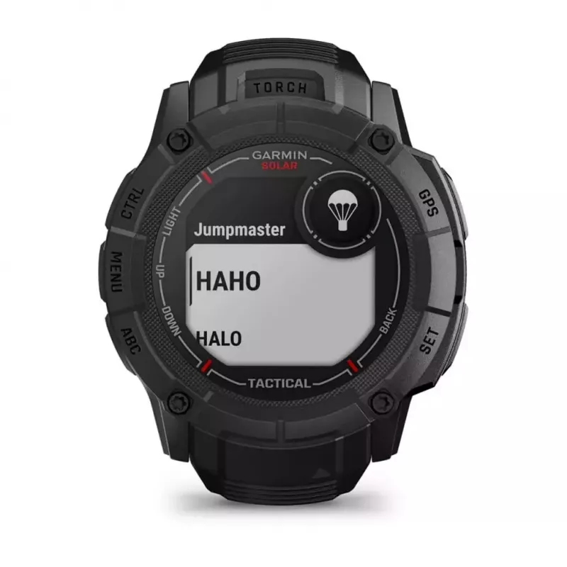 Garmin Instinct 2X Solar Tactical Edition smartwatch, 50 mm, negro