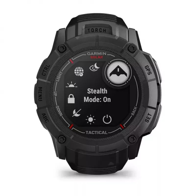 Garmin Instinct 2X Solar Tactical Edition smartwatch, 50 mm, negro