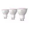 Philips Hue White and Colour Ambience GU10 – Foco inteligente – (pack de 3)