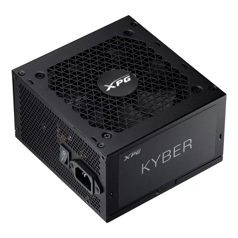 Fuente de alimentación XPG KYBER 750W, 750 W, 100 - 240 V, 47 - 63 Hz, 10 A, protección contra sobrecorriente, sobrecarga, sobretensión, sobretemperatura, cortocircuito, sobretensión y corriente de irrupción..., 20+4 Pin ATX