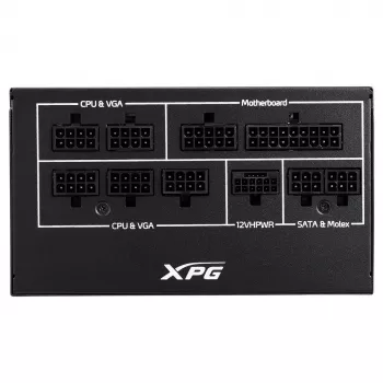 Fuente de alimentación XPG COREREACTOR II 850W, 850 W, 100 - 240 V, 47 - 63 Hz, 12 A, 22 A, 62,5 A