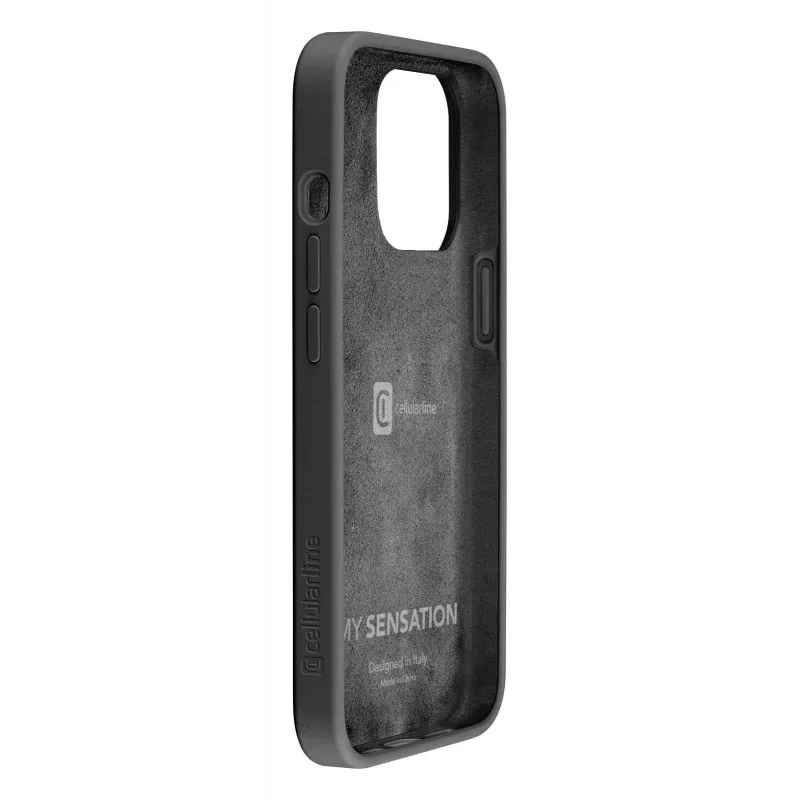 Cellularline Sensation - funda de silicona soft-touch para iPhone 16 Pro