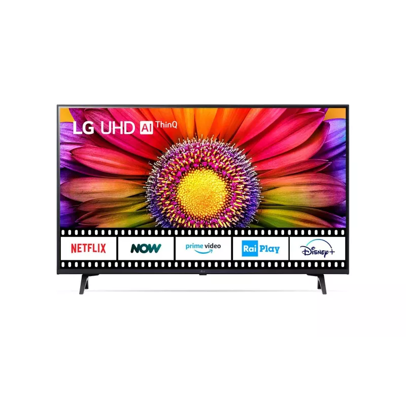 LG 75UR80006LJ serie UR80 190,5 cm (75 pulgadas) Smart TV 4K Ultra HD, Direct LED, HDR, webOS 23, Wi-Fi, negro