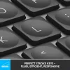 Teclado iluminado LOGITECH MX Keys Mini - Inalámbrico Bluetooth - Grafito - Azerty Francés