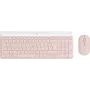 LOGITECH Combo de teclado y ratón inalámbrico Slim Mk470 - Rosa Qwerty Us/int'l