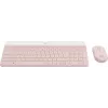 LOGITECH Combo de teclado y ratón inalámbrico Slim Mk470 - Rosa Qwerty Us/int'l