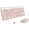 LOGITECH Combo de teclado y ratón inalámbrico Slim Mk470 - Rosa Qwerty Us/int'l