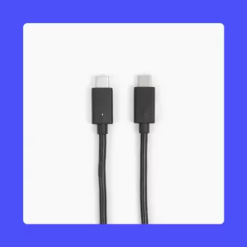 Owl Labs Cable de conector USB-C macho a conector USB-C macho para Meeting Owl 3 (4,87 m) Cable USB Negro