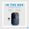 HP Z3700 Blue Ratón inalámbrico, ambidiestro, óptico, RF Wireless, 1200 DPI, Azul