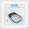 HP Z3700 Blue Ratón inalámbrico, ambidiestro, óptico, RF Wireless, 1200 DPI, Azul