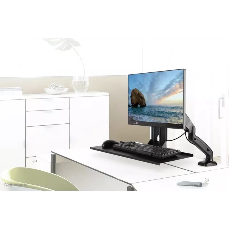 Neomounts KEYB-V200Negro Bandeja para teclado/ratón Montaje VESA - An 65 cm