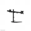 Neomounts NM-D335DBLACK Soporte de monitor 10-27 inch, Montaje por pinza/sobremesa/pasacables, 8 kg, 25,4 cm (10 inch), 68,6 cm (27 inch), 100 x 100 mm, Negro