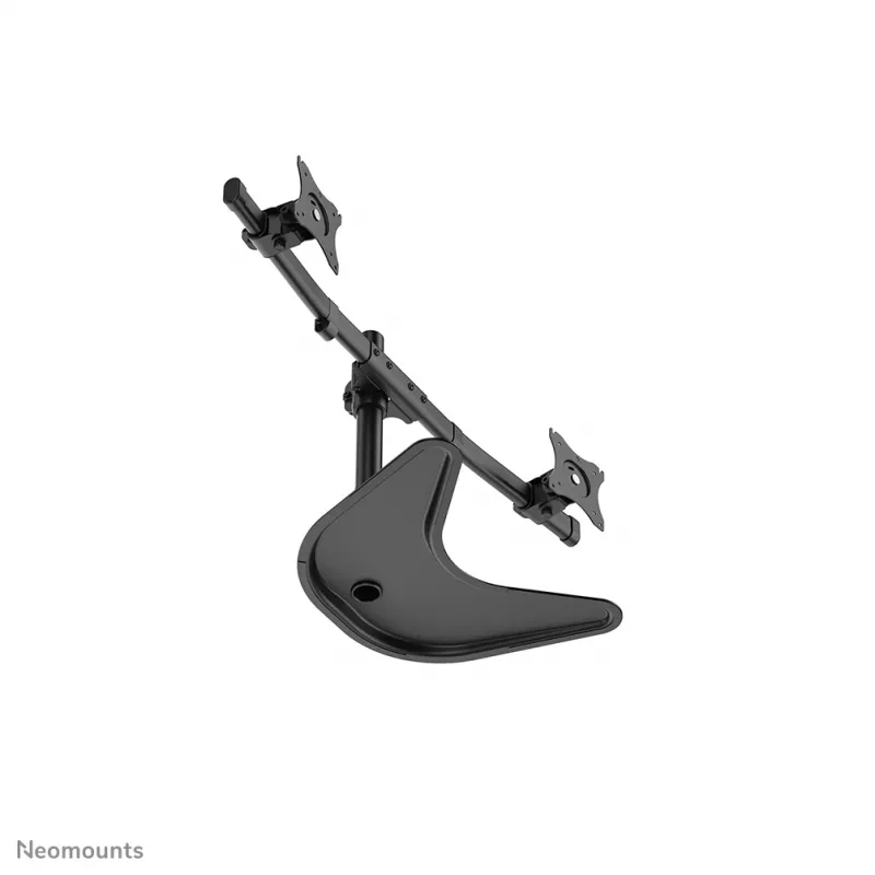 Neomounts NM-D335DBLACK Soporte de monitor 10-27 inch, Montaje por pinza/sobremesa/pasacables, 8 kg, 25,4 cm (10 inch), 68,6 cm (27 inch), 100 x 100 mm, Negro
