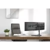Neomounts NM-D335DBLACK Soporte de monitor 10-27 inch, Montaje por pinza/sobremesa/pasacables, 8 kg, 25,4 cm (10 inch), 68,6 cm (27 inch), 100 x 100 mm, Negro