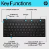Teclado Bluetooth compacto HP 355 – teclas mecánicas inalámbricas, negro, 0,34 kg