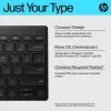 Teclado Bluetooth compacto HP 355 – teclas mecánicas inalámbricas, negro, 0,34 kg