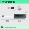 HP Universal USB-C Multiport Hub USB 3.2 Gen 1 Type-C Negro