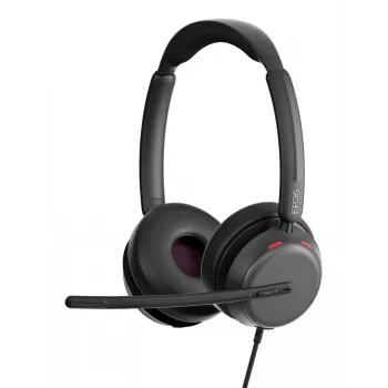 Lenovo 4Z21P85373 Auriculares/Headset cableado con diadema para oficina/callcenter USB Type-C / USB Type-A Negro