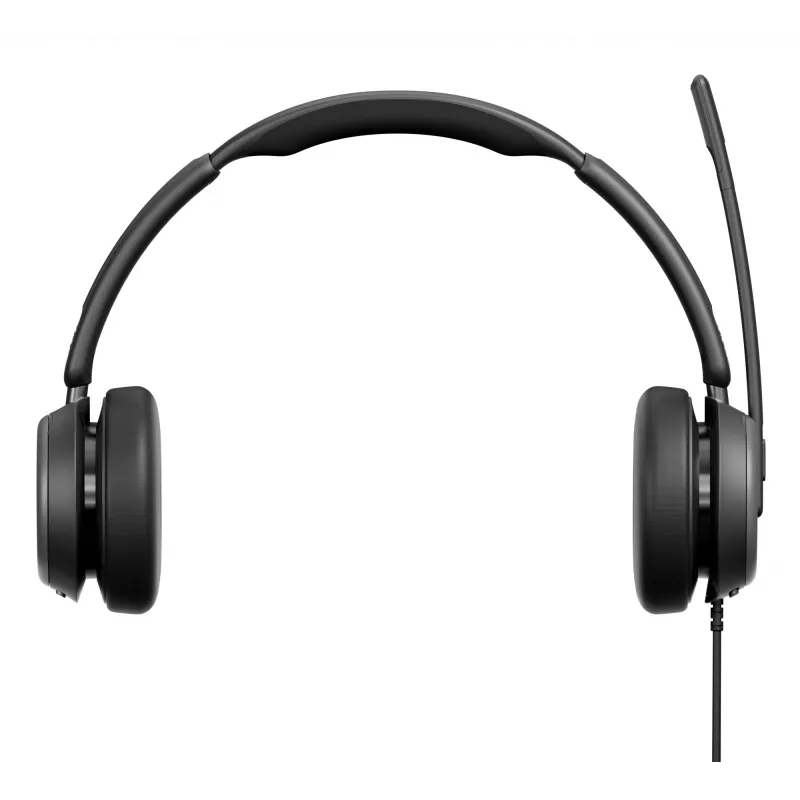 Lenovo 4Z21P85373 Auriculares/Headset cableado con diadema para oficina/callcenter USB Type-C / USB Type-A Negro