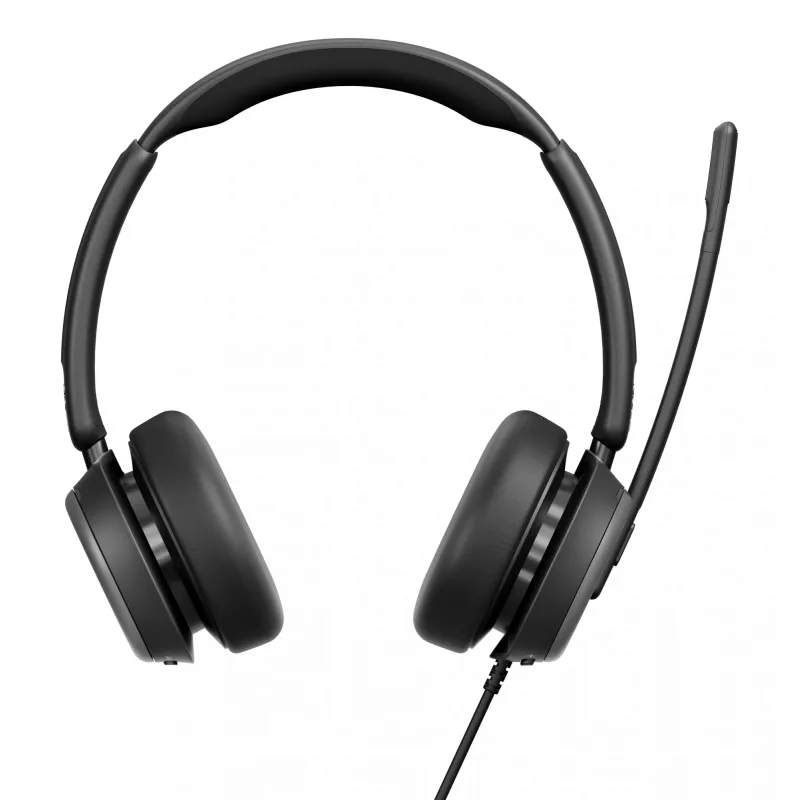 Lenovo 4Z21P85373 Auriculares/Headset cableado con diadema para oficina/callcenter USB Type-C / USB Type-A Negro