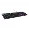 LOGITECH G915 X USB-A Teclado gaming cableado de perfil bajo Táctil Negro Azerty Fr