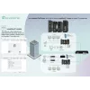 LevelOne Hilbert switch industrial Gigabit PoE Smart Lite de 6 puertos, 2 x SFP, 4 salidas PoE, 802.3at/af PoE