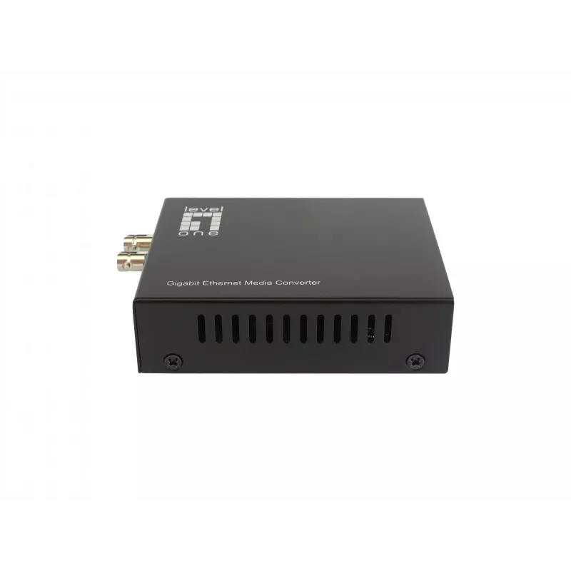 LevelOne convertidor de medios RJ45 a ST Gigabit, fibra monomodo, 1310nm, 20km