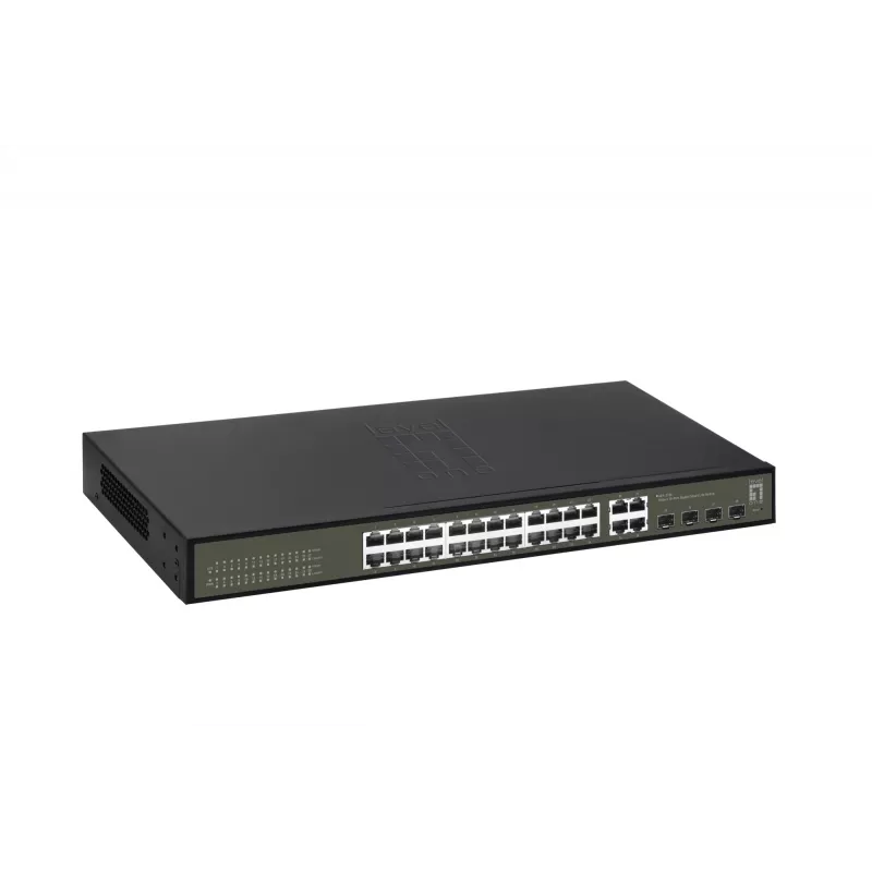 Switch gestionado LevelOne Hilbert 28 puertos Gigabit Smart Lite