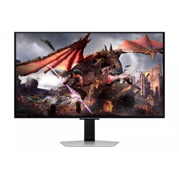 Samsung G80SD monitor de ordenador 81,3 cm (32 pulgadas) 3840 x 2160 píxeles 4K Ultra HD OLED plata