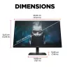 OMEN by HP monitor gaming 23,8 pulgadas FHD 165Hz – OMEN 24, 60,5 cm (23,8 pulgadas), 1920 x 1080 píxeles, Full HD, LCD, 1 ms, negro