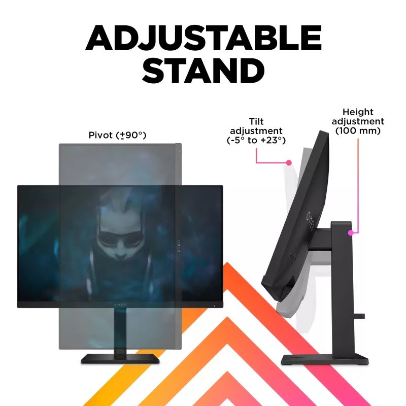 OMEN by HP monitor gaming 23,8 pulgadas FHD 165Hz – OMEN 24, 60,5 cm (23,8 pulgadas), 1920 x 1080 píxeles, Full HD, LCD, 1 ms, negro