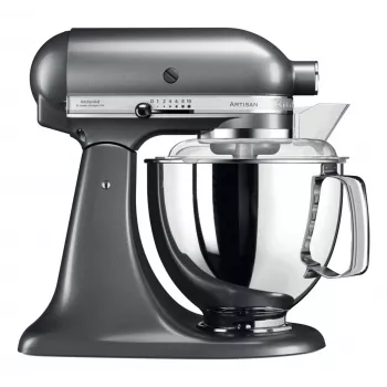 Robot de cocina KITCHENAID Artisan 300 W 4,8 L bol de acero inoxidable plata