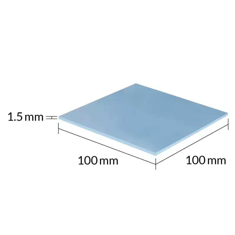 ARCTIC TP-3 Premium Performance almohadilla térmica 100 x 100 mm, 1,5 mm