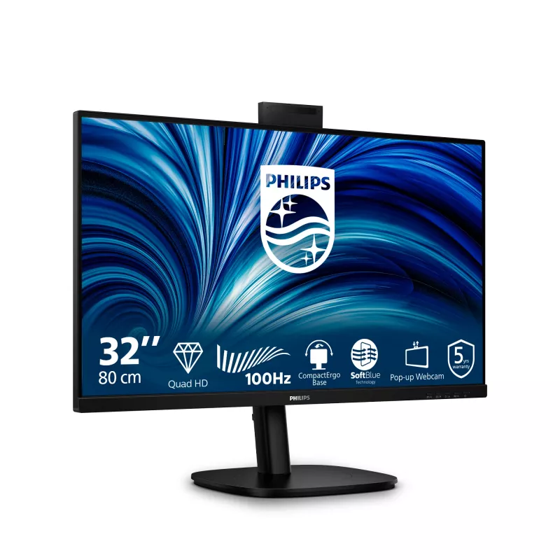 Philips serie 3000 32B2U3601H/00 Monitor de ordenador 80 cm (31,5 inch) 2560 x 1440 píxeles Quad HD LCD Negro