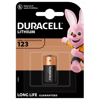 Duracell 123106 Pila doméstica desechable CR123A Litio