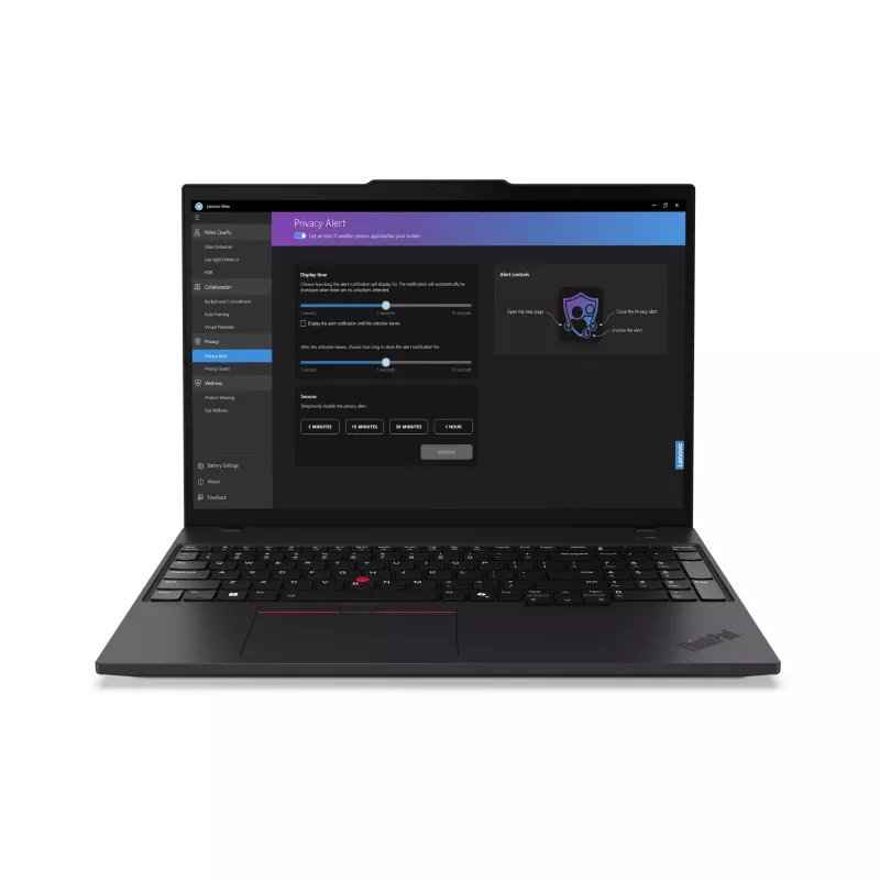 Lenovo ThinkPad T16 Gen 3 21MN00BJGE portátil, Intel Core Ultra 5 125U, 40,6 cm (16 pulgadas) WUXGA IPS 1920x1200, 16 GB DDR5-SDRAM, 512 GB SSD NVMe, Intel Graphics, Wi-Fi 6E, Bluetooth, Windows 11 Pro, teclado alemán, negro, 1,83 kg
