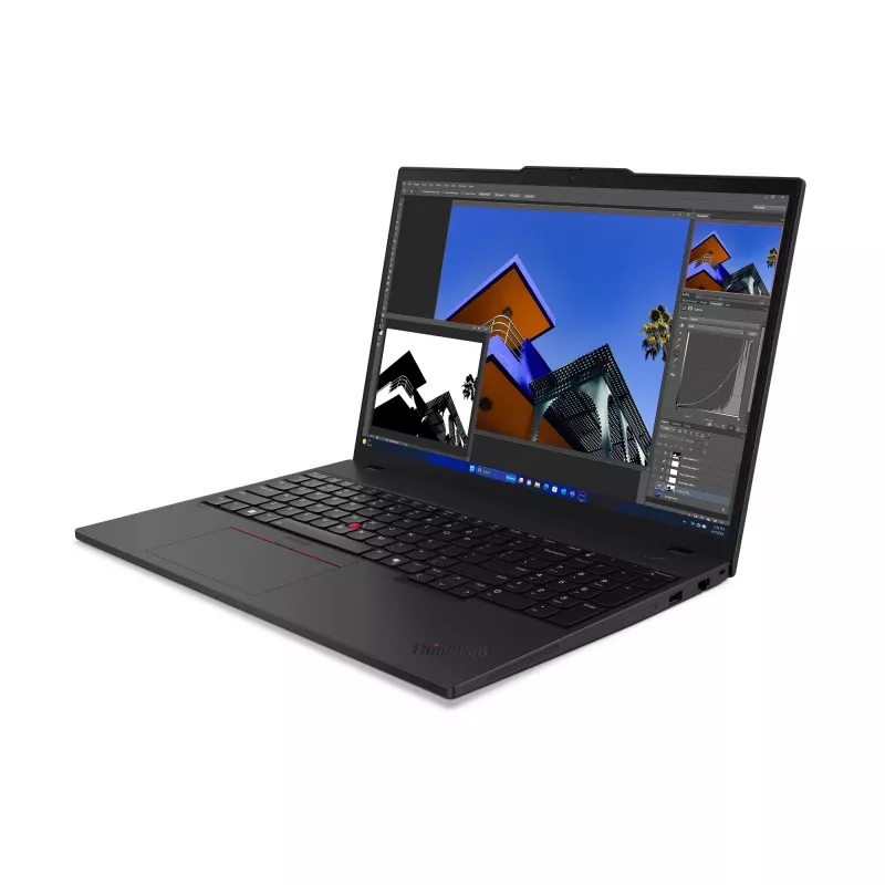 Lenovo ThinkPad T16 Gen 3 21MN00BJGE portátil, Intel Core Ultra 5 125U, 40,6 cm (16 pulgadas) WUXGA IPS 1920x1200, 16 GB DDR5-SDRAM, 512 GB SSD NVMe, Intel Graphics, Wi-Fi 6E, Bluetooth, Windows 11 Pro, teclado alemán, negro, 1,83 kg