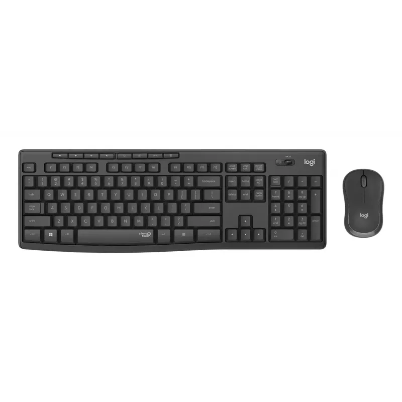 LOGITECH MK295 Combinación inalámbrica silenciosa de teclado/ratón - Grafito - Qwertz Swiss/Lux