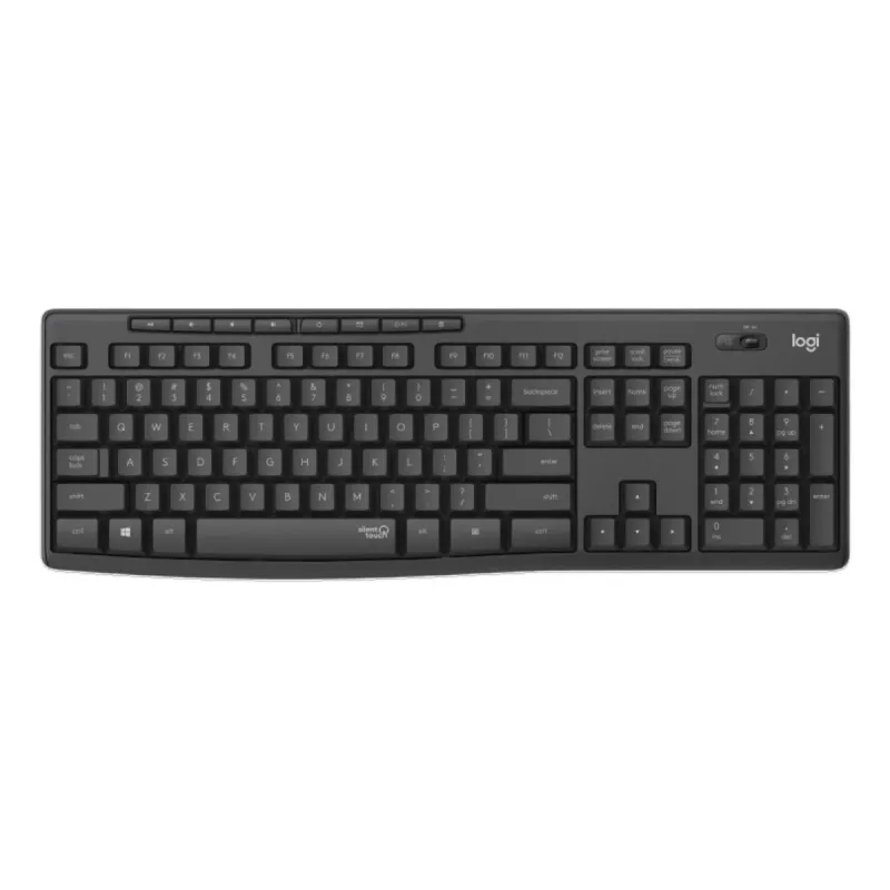 LOGITECH MK295 Combinación inalámbrica silenciosa de teclado/ratón - Grafito - Qwertz Swiss/Lux